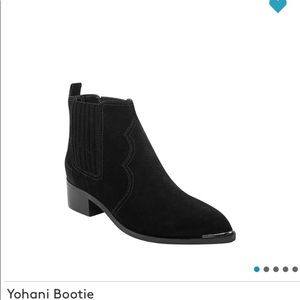 Marc Fisher low suede Chelsea  boots